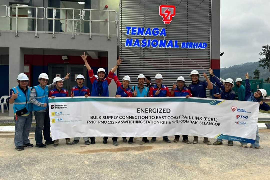 Selesaikan Project FS 10 ECRL Malaysia, PLN NPC Lengkapi Keberhasilan Proyek Global Pertama